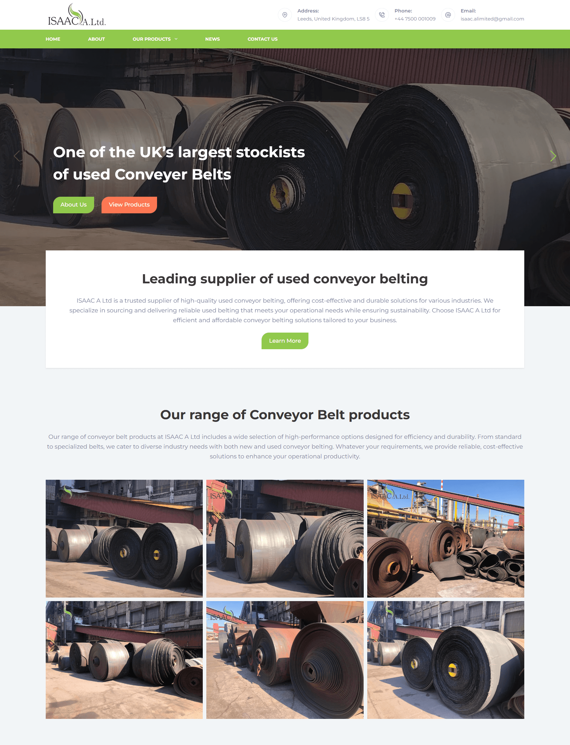 conveyor belting Ecommerce website using wordpress Ecommerce Development Services Soft Ranges