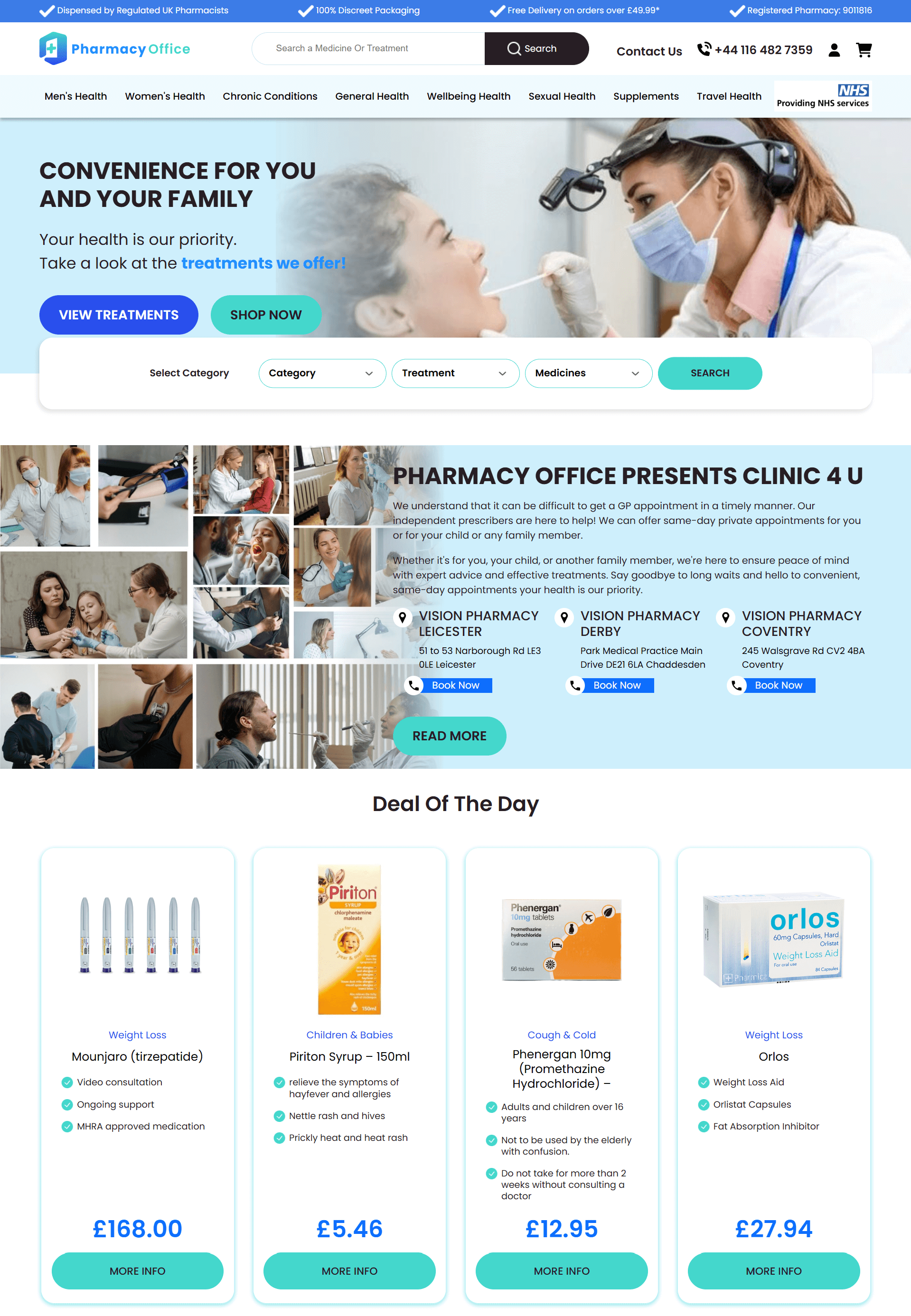 Pharmacy Officce Ecommerce website using wordpress Woocommerce Ecommerce Development Services Soft Ranges
