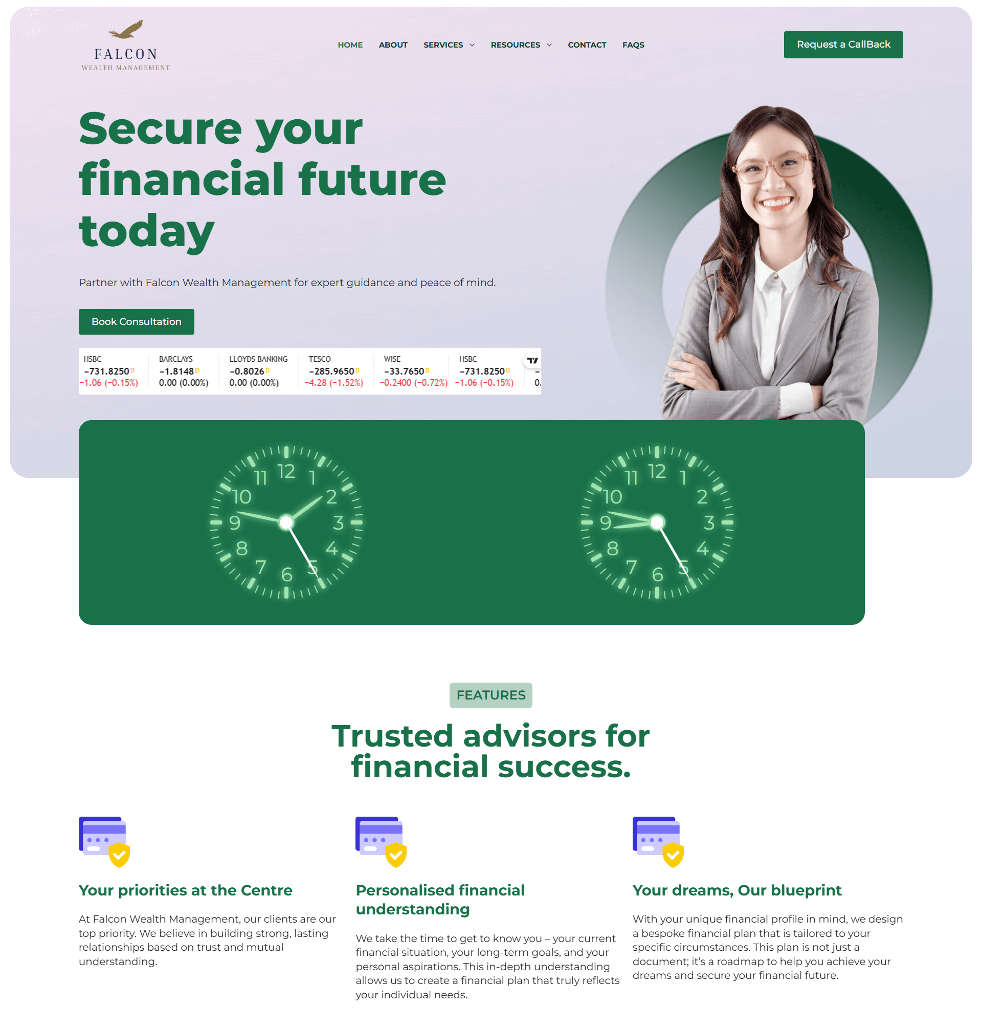 Falcon Wealth management website using wordpress Falcon Wealth management website using wordpress
